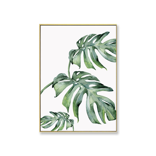 Home Decor Green Plant Canvas Painting Home Decor Green Plant Canvas Painting
